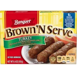 Banquet® Brown 'N Serve™ Frozen Turkey Sausage Links^Lidl Sale
