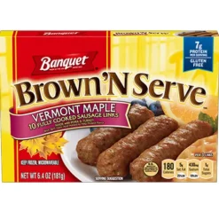 Banquet® Brown 'N Serve™ Frozen Vermont Maple Sausage Links^Lidl