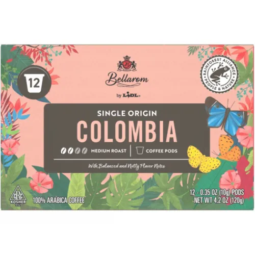 Bellarom Coffee Pods, 100% Colombia^Lidl Best