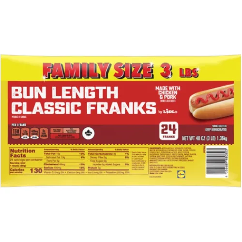 Bun Length Classic Franks, Family Size^Lidl Best