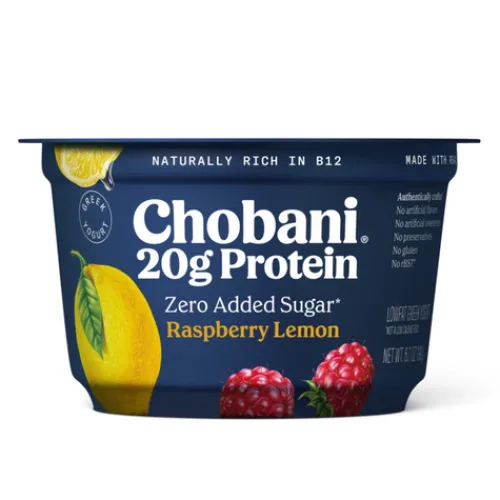 Chobani® 20g Protein Lowfat Greek Yogurt, Raspberry Lemon^Lidl Discount