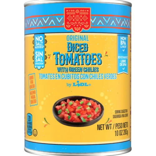 Diced Tomatoes With Green Chilies^Lidl Online