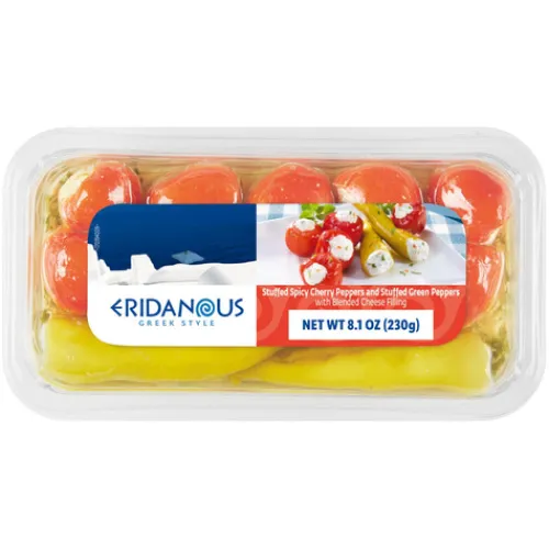 Eridanous Stuffed Spicy Cherry Peppers And Stuffed Green Peppers^Lidl Best