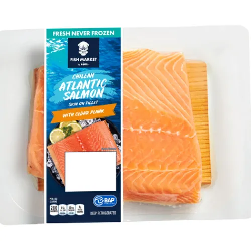 Fish Market Chilean Atlantic Cedar Plank Salmon Fillet^Lidl Outlet