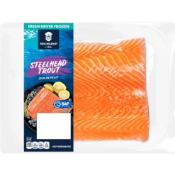 Fresh Market Steelhead Trout Skin On Fillet^Lidl Sale