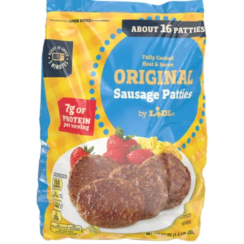 Frozen Sausage Patties, Original^Lidl Sale