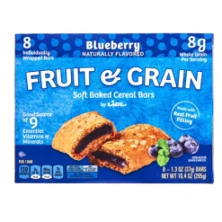 Fruit & Grain Soft Baked Cereal Bars, Blueberry Flavored^Lidl New