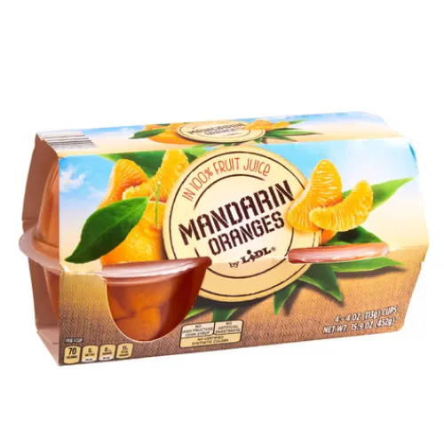 Fruit Cups, Mandarin Oranges^Lidl Sale