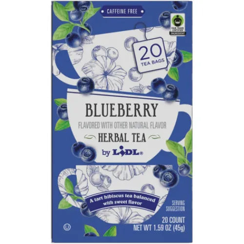 Fruit Herbal Tea, Blueberry^Lidl