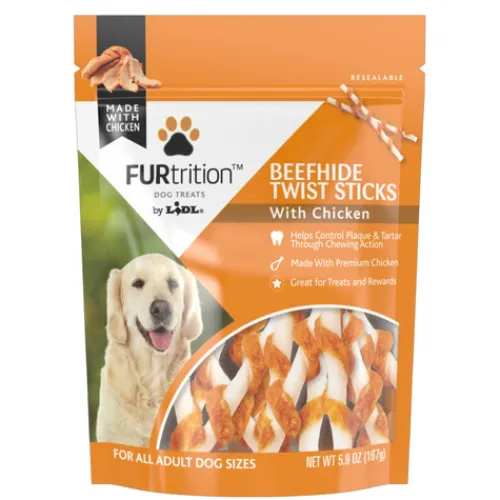 FURtrition™ Beefhide Twist Sticks With Chicken^Lidl Outlet