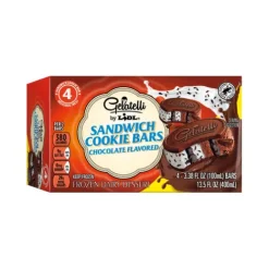 Gelatelli Frozen Sandwich Cookie Bars, Chocolate^Lidl Best