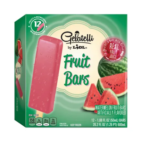 Gelatelli Frozen Watermelon Fruit Bars^Lidl Clearance