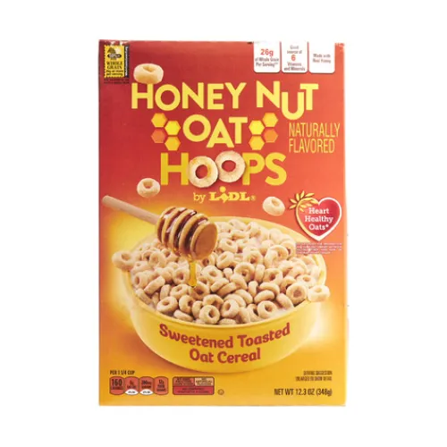 Honey Nut Oat Hoops Cereal^Lidl