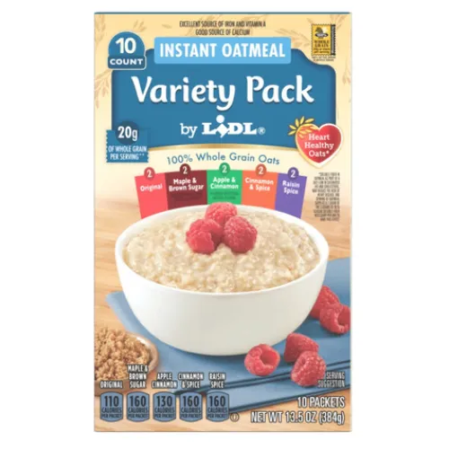 Instant Oatmeal, Variety Pack^Lidl Clearance