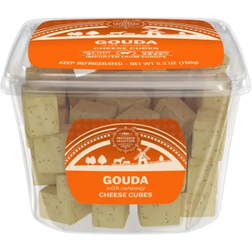 Preferred Selection Cheese Cubes, Gouda With Caraway^Lidl New