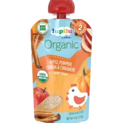 Lupilu® Organic Apple, Pumpkin, Quinoa & Cinnamon Baby Food, Stage 2^Lidl Sale