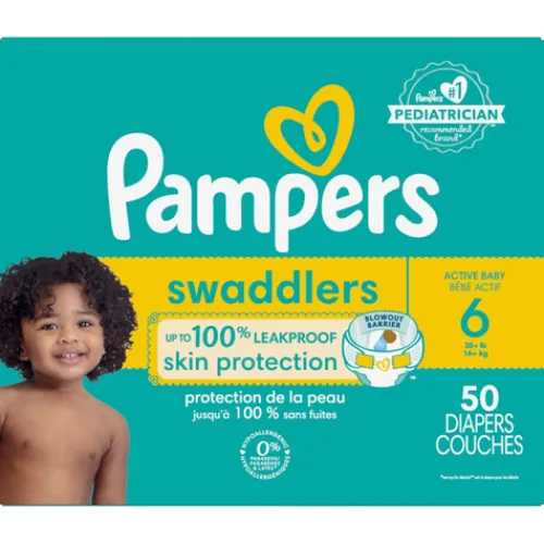 Pampers® Swaddlers Baby Diapers, Size 6^Lidl Online