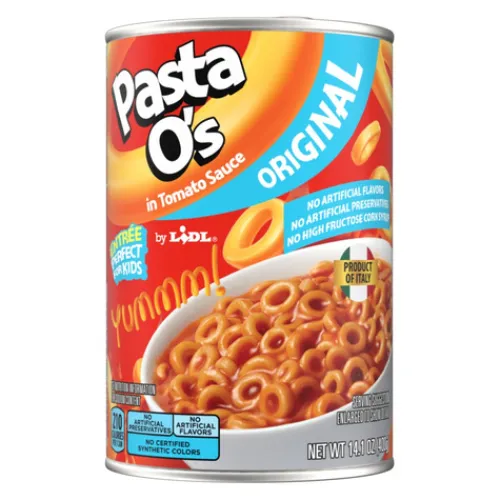 Pasta O'S In Tomato Sauce Original^Lidl Sale