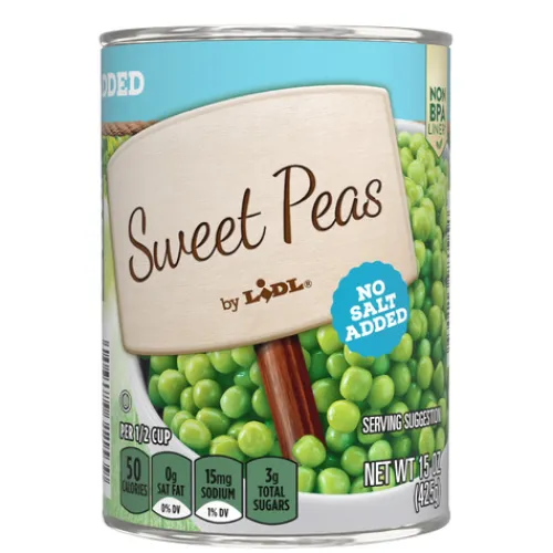 Sweet Peas, No Added Salt^Lidl