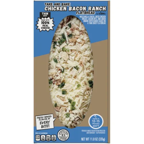 Take And Bake Chicken Bacon Ranch Flatbread^Lidl Sale